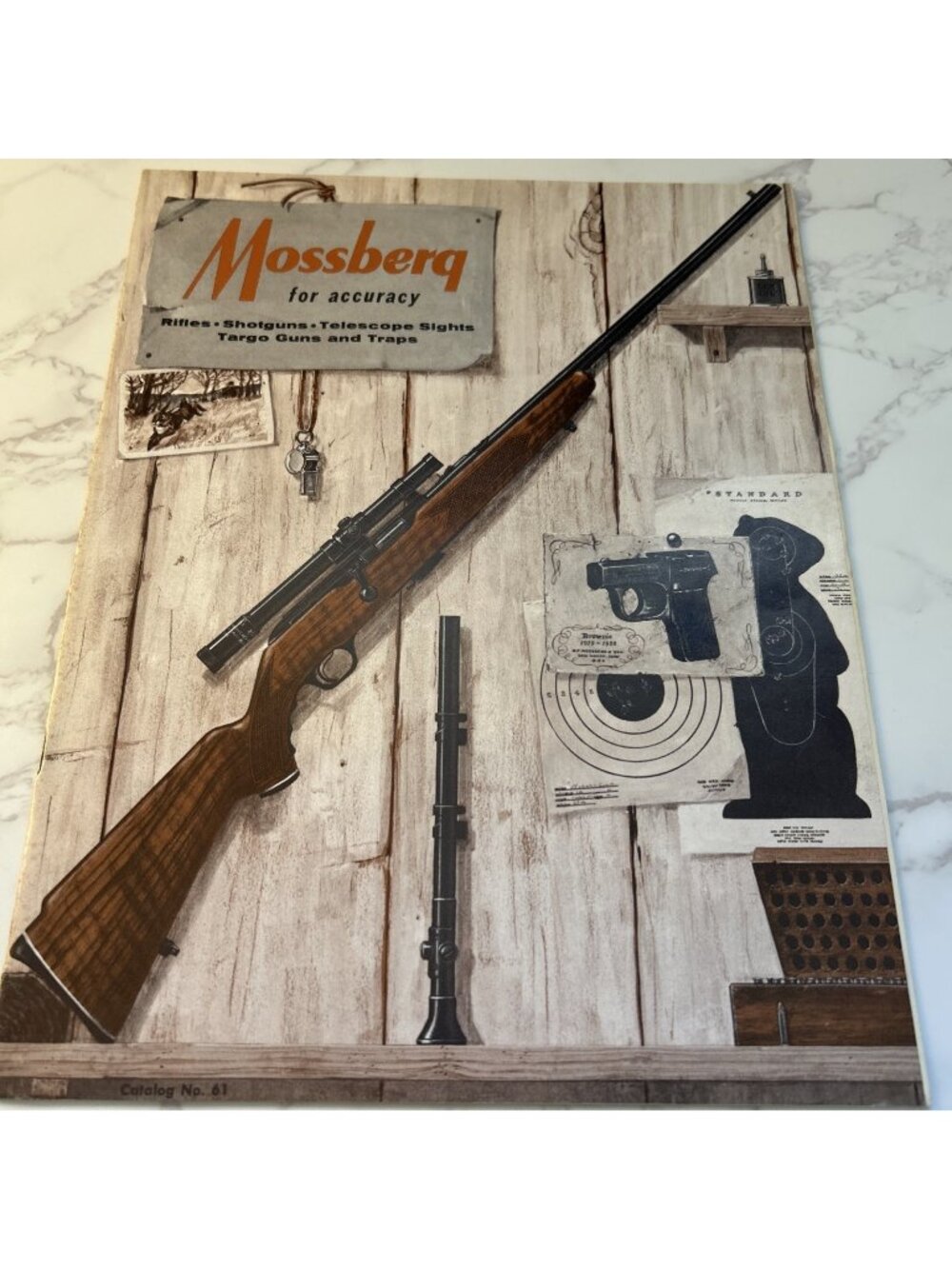 1962 MOSSBERG FIREARMS CATALOG AND DEALER PRICE LIST.